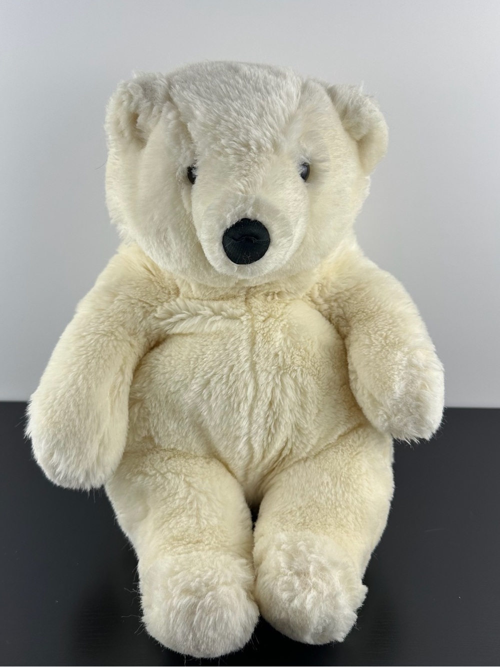 Russ Berrie RARE Snowy White Polar Bear 12” Large Plush Stuffed Animal